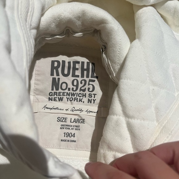 youth ruehl white hoodie - Picture 3 of 3